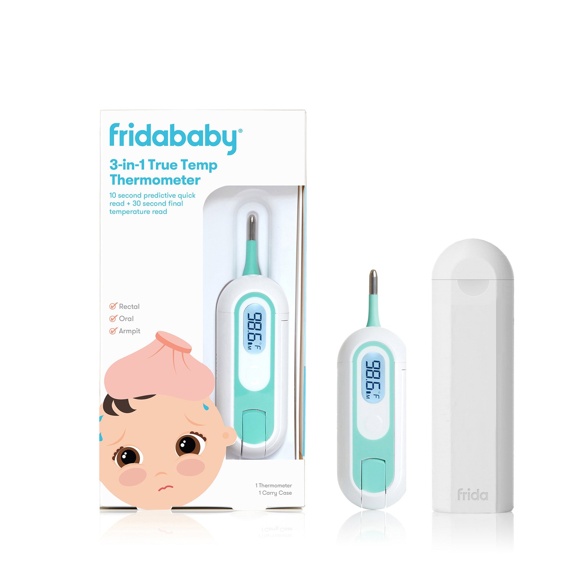 Frida Baby - 3-in-1 True Temp Digital Thermometer 3-in-1 True Temp Digital Thermometer 810028771123