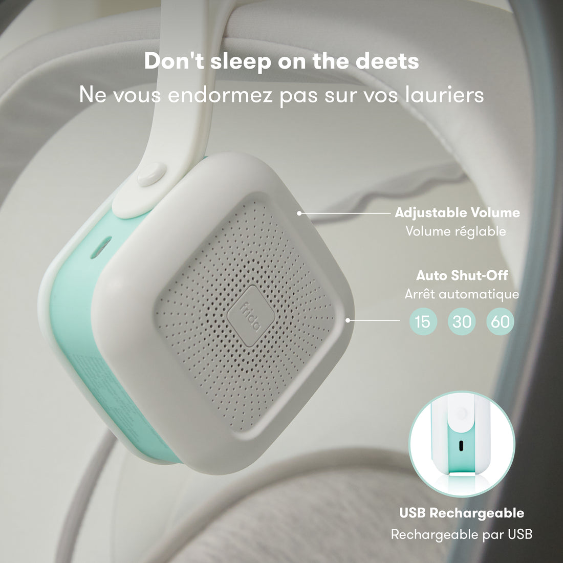 2-in-1 Portable Sound Machine & Nightlight