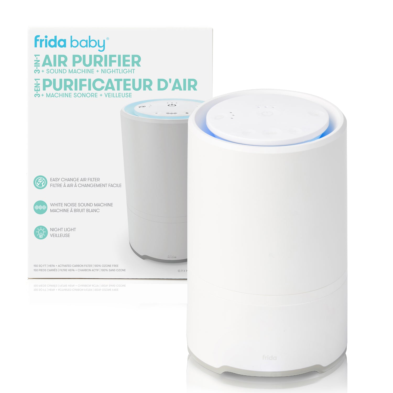 3-in1 Air Purifier Sound Machine + Nightlight