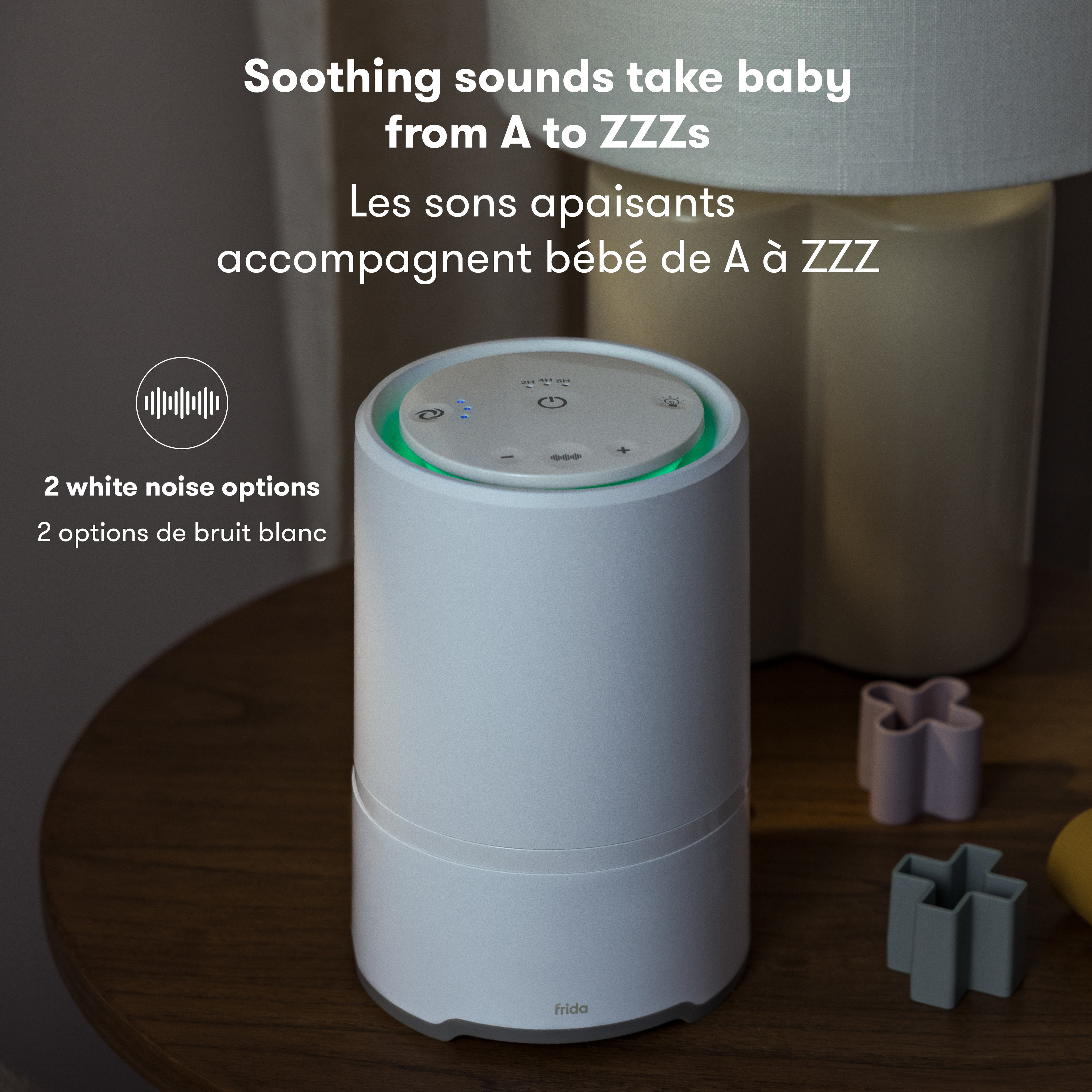 3-in1 Air Purifier Sound Machine + Nightlight