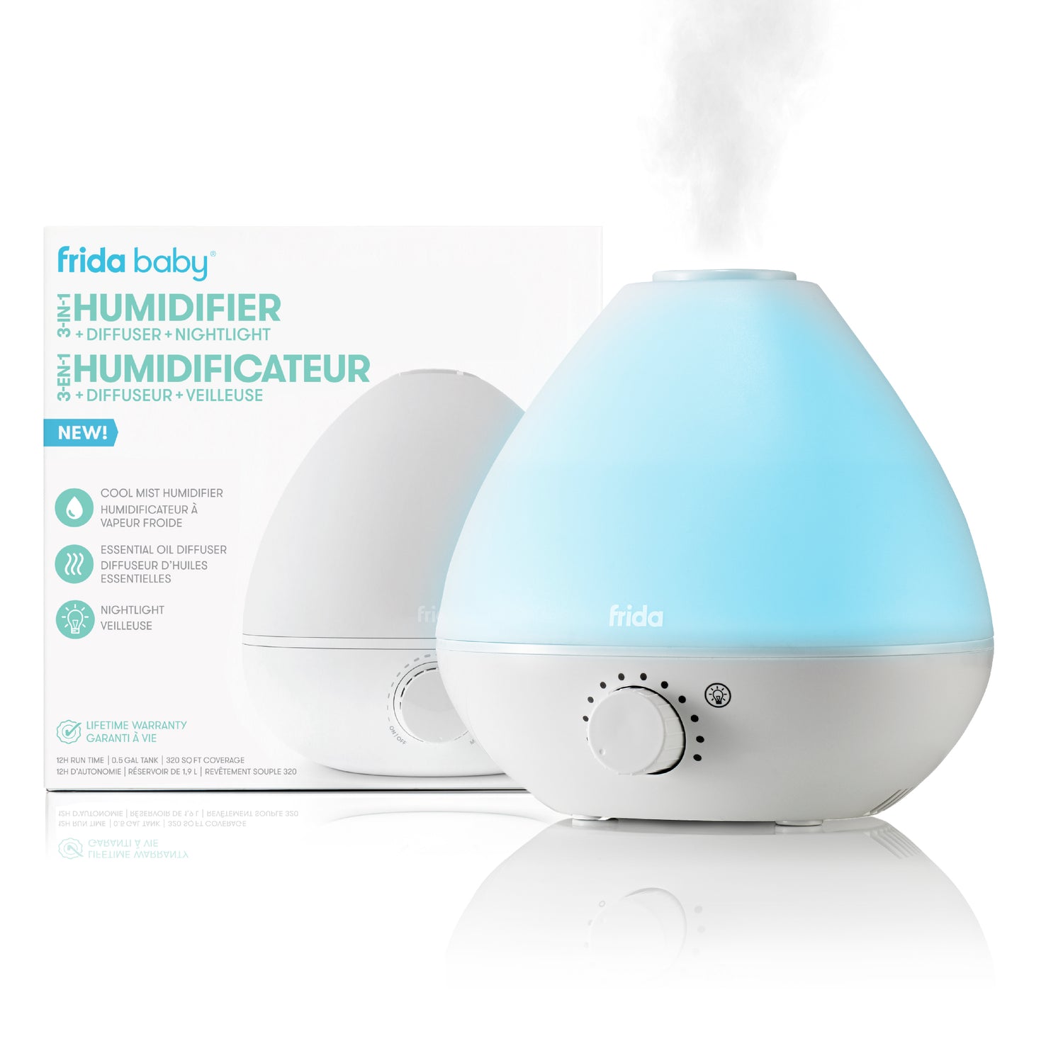 Frida Baby BreatheFrida 3-in-1 Humidifier Diffuser Nightlight