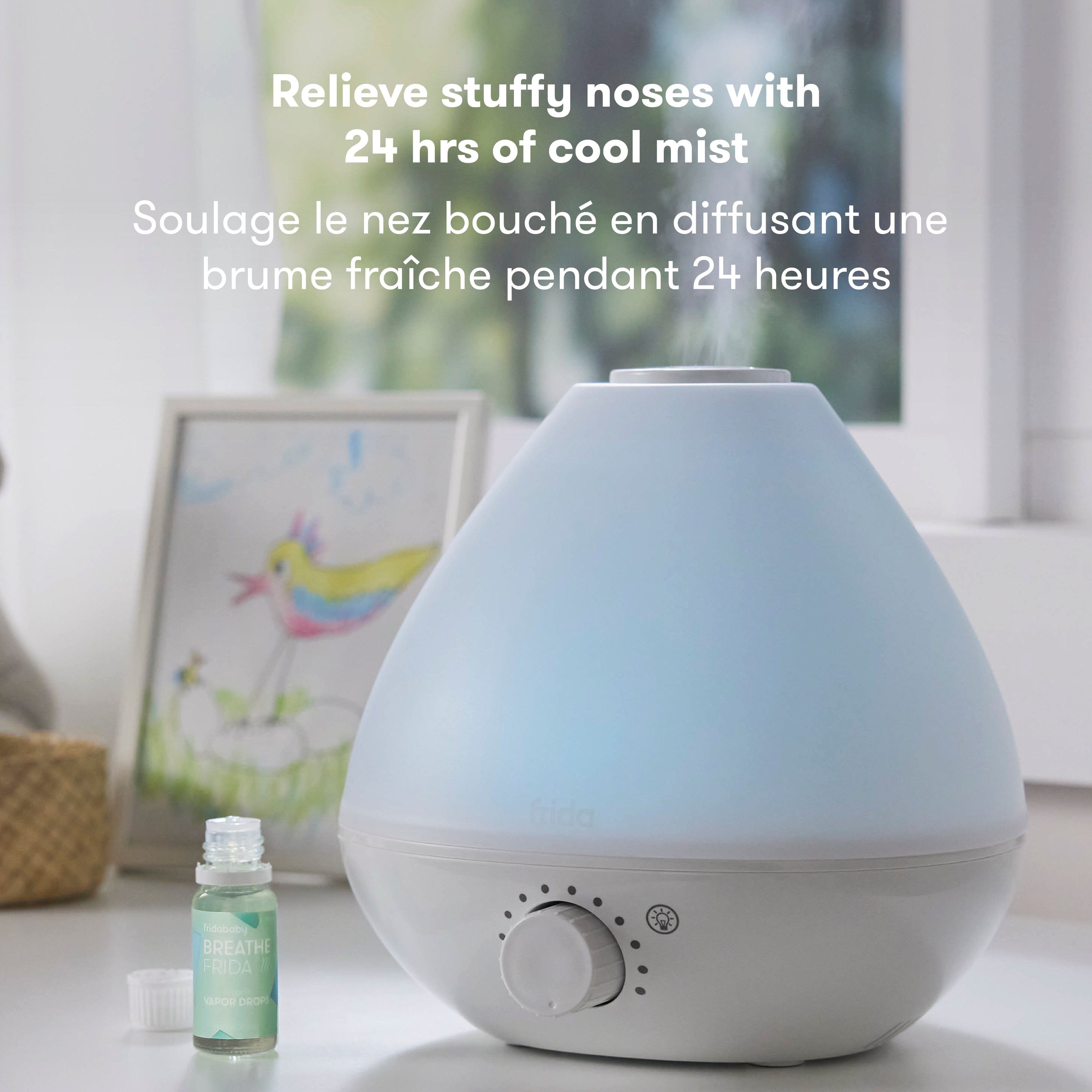 BreatheFrida 3-in-1 Humidifier Diffuser Nightlight