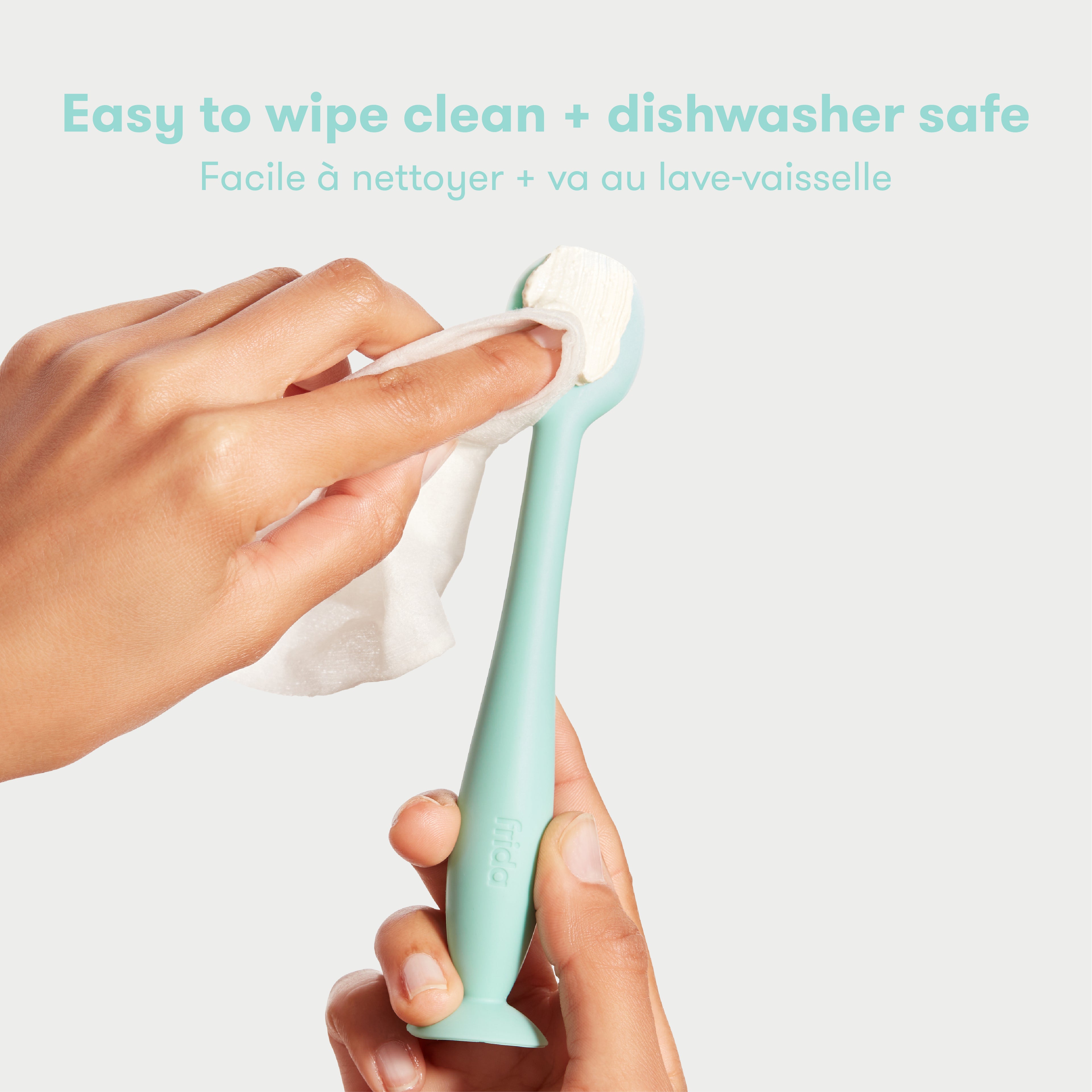 Crème pour les couches Brosse pour les fesses