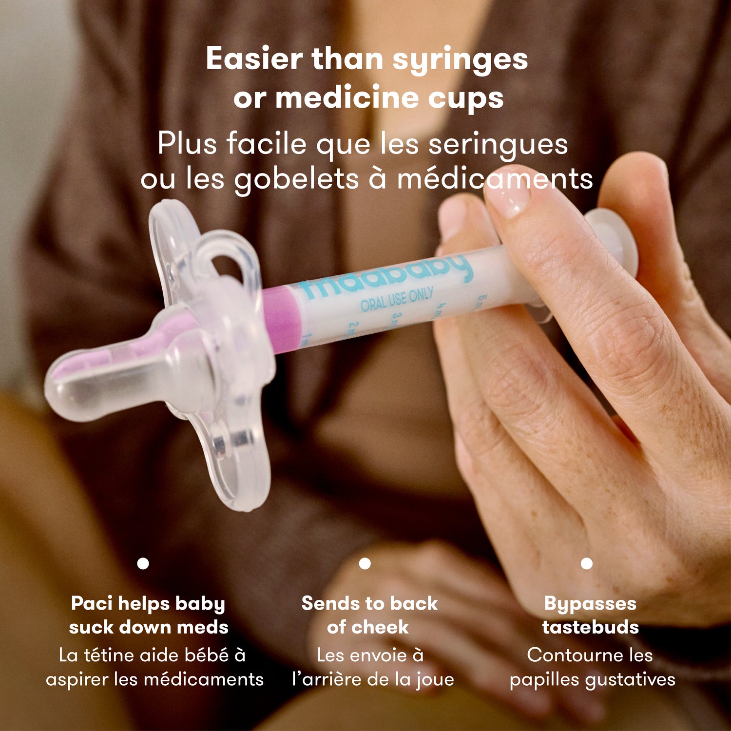 MediFrida® the Accu-dose Pacifier Medicine Dispenser