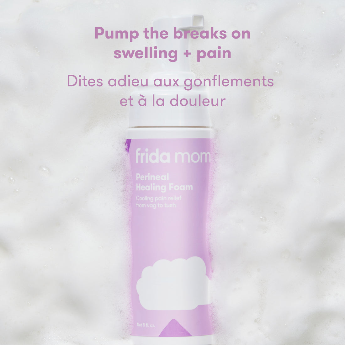 Mousse cicatrisante périnéale à l&